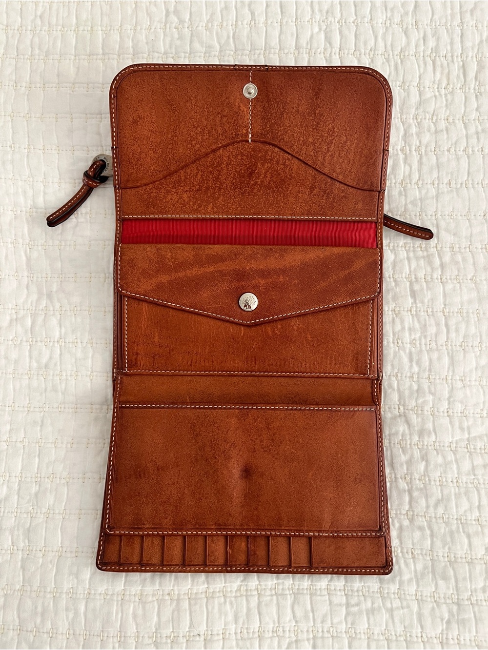 Vintage Mulberry Mabel Long Wallet in Brown - Picture 7 of 7